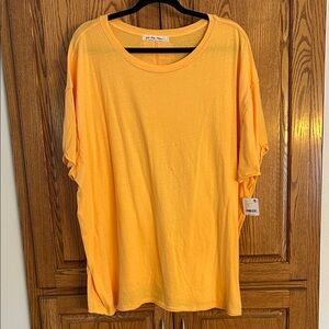 We The Free Sunlit Yellow Short Sleeve Tee